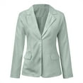 thumbnail image 5 of Gvdentm Women's Casual Blazers Open Front Long Sleeve Work Office Jackets Blazer Grey,S, 5 of 5