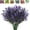Purple, variant on Asisol Artificial Lavender Flowers Plants 8 Bundles UV Resistant Faux Outdoor Plastic Greenery Shrubs Plants Hanging Planter Kitchen Home Wedding Office Garden Decor (Purple)
