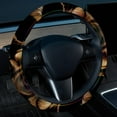 thumbnail image 2 of Shepherd Dog 14.5 Inch Printing PVC Leather Steering Wheel Cover Auto Accessories, 2 of 6