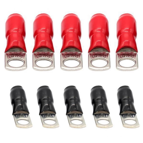 Terminales de tubo de cobre Sunnimix 10x con tapas 3 piezas