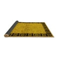 thumbnail image 2 of Ahgly Company Indoor Round Oriental Yellow Industrial Area Rugs, 3' Round, 2 of 4