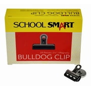 Ningbo G & W Imp. & Exp. 077433 School Smart Rust Resistant Magnetic Clip, 1.25 in., Steel, Nickel Plated - Pack of 24