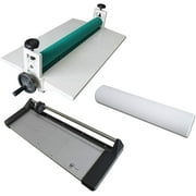 INTSUPERMAI Laminating Kit 29.5" Cold Laminator + 33" Rotary Paper Cutter Trimmer +1 Rolls Laminating Film