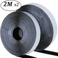 thumbnail image 1 of 2Meter Magic Sticker Tape Self Adhesive Extra Strong Double Sided Adhesive with Sticker Pad Fluffy Hook and Loop Fastener 20-50m black 30mm 2Meter, 1 of 6