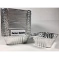 thumbnail image 2 of Cartney Canada 4" x 5" Heavy Duty Rectangular Aluminum Foil Pan Food Containers (25), 2 of 7