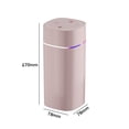 thumbnail image 3 of Humidificador 600ml Mist Maker Mute Night Light Difusor de agua 2 Spray para el hogar (rosa) Likrtyny Libre de BPA, 3 of 6