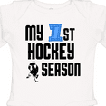 thumbnail image 4 of Inktastic My 1st Hockey Season Boys Long Sleeve Baby Bodysuit, 4 of 5