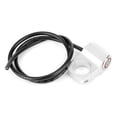 thumbnail image 1 of Handlebar Headlight Switch Aluminium Alloy with Red LED Indicator Light Motorcycles Modification Parts 25mm, 1 of 4