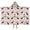 Boston Terrier and, variant on Dog Paw Print Rainbow Chevron Pattern Teens Hooded Bath Towel Wrap for Ages 3 To 12,Quick Dry Lightweight Soft Microfiber Bath Beach Pool,50"x30"