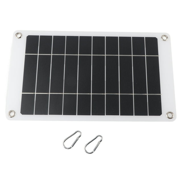 Cargador de batería de silicio monocristalino ultracompacto para acampar al aire libre Panel solar de cristal único