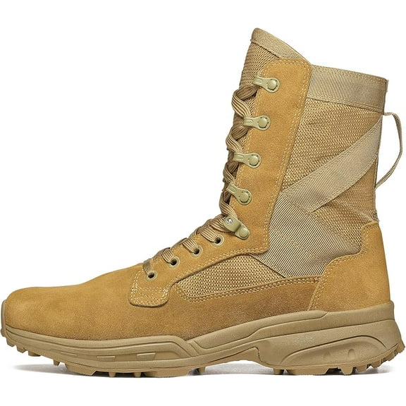 Pre-Owned Garmont T 8 NFS 670 Adult Male Boots Wide, Color: Coyote, Size: 7.5