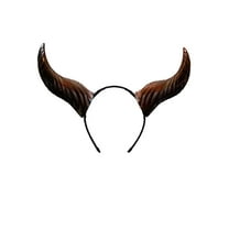 UNDERWRAPS Halloween Pointed Deer Antlers - Headband Accessory Burgundy, Costume Accessories for Men & Women, Cosplay Dress Up for Party