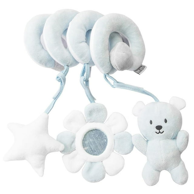 Cochecito de bebé, cuna, actividad, juguetes de peluche en espiral, cochecito de bebé infantil, asiento de coche, juguetes colgantes, juguetes educativos de peluche
