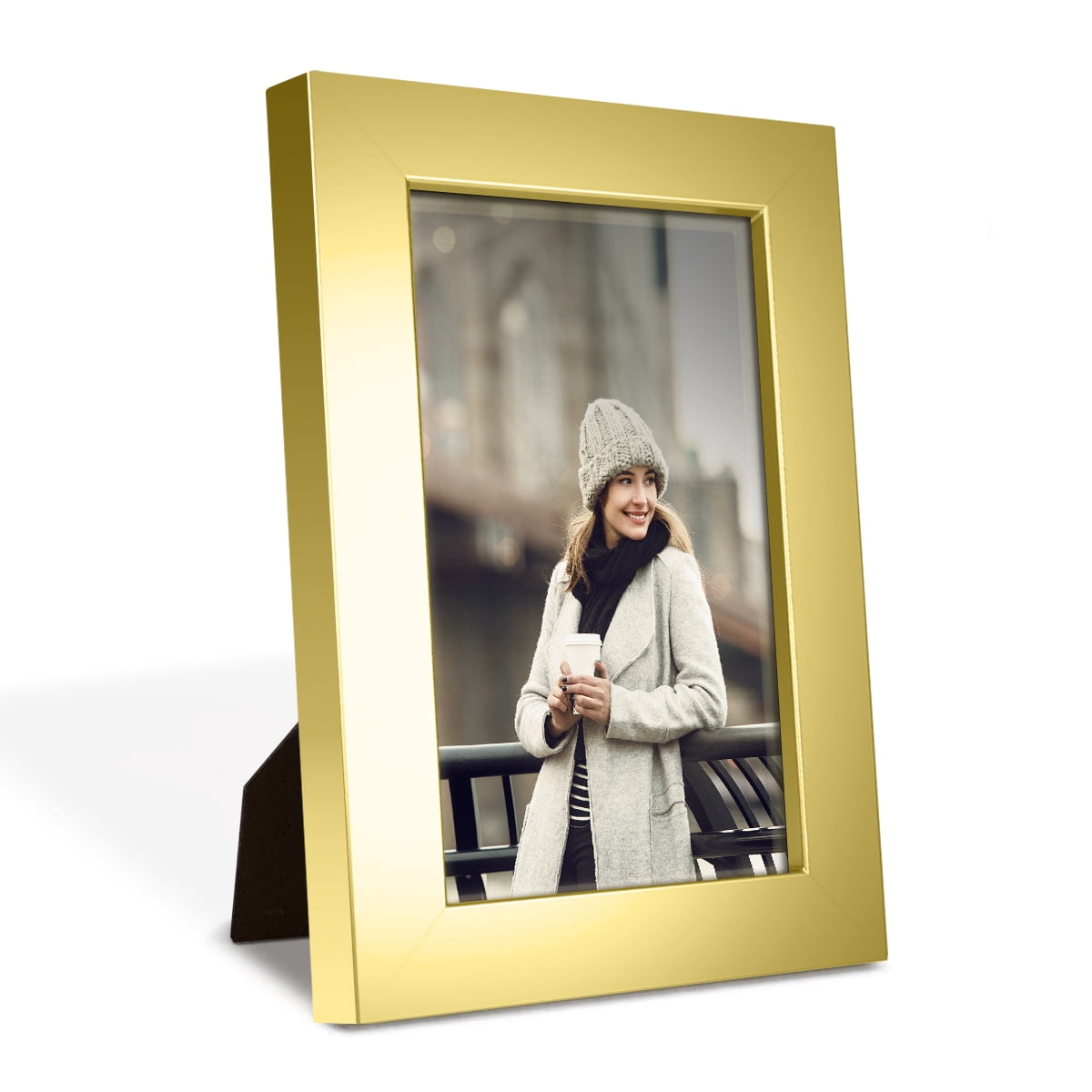 6x8 Solid Wood Picture Frame - Gold