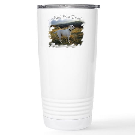 CafePress - Mans Best Friend A Lab Stainless Steel Travel Mug - Insulated Stainless Steel Travel Tumbler 20 oz.