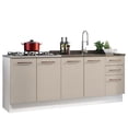 thumbnail image 2 of Mueble de Cocina Madesa Agata Con Tarja 200cm Blanco/Crema, 2 of 10