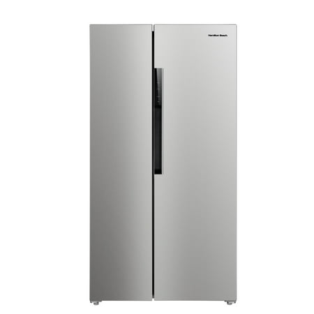 Hamilton Beach 15.6 Cu. Ft. French Door Refrigerator, Platinum Silver, HZ8551
