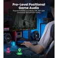 thumbnail image 4 of Edifier G2000 Pro Bluetooth Computer Speakers with 7.1 Virtual Surround Sound, RGB Lighting, USB & Aux Input - Ideal Gaming Desk Accessories for PC, PS5, Xbox (White), 4 of 7