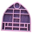 thumbnail image 3 of Miniatura de joyero, bandeja para colección de piedras, soporte portátil para objetos de colección. Rosa, 3 of 9