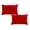 2 Pack Watermelon Red, variant on Ultralight Inflatable Pillow,13.6*9.5in Small Squared Flocked Fabric Air Pillow for Beach Hiking,Camping,Traveling,Napping,Desk Rest,Neck &Lumbar Support