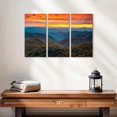 thumbnail image 2 of Elephant Stock Blue Ridge Parkway Fall Wall Art - Horizontal Multi Panel Canvas - Living Room Wall Decor - Nature Multi Panel - Brown And Orange Decor - 23" x 14", 2 of 4