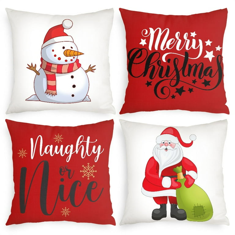 Christmas pillow top covers walmart