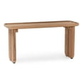 thumbnail image 1 of Pemberly Row 31" Teak Wood Outdoor Coffee Table in Natural Tone, 1 of 8