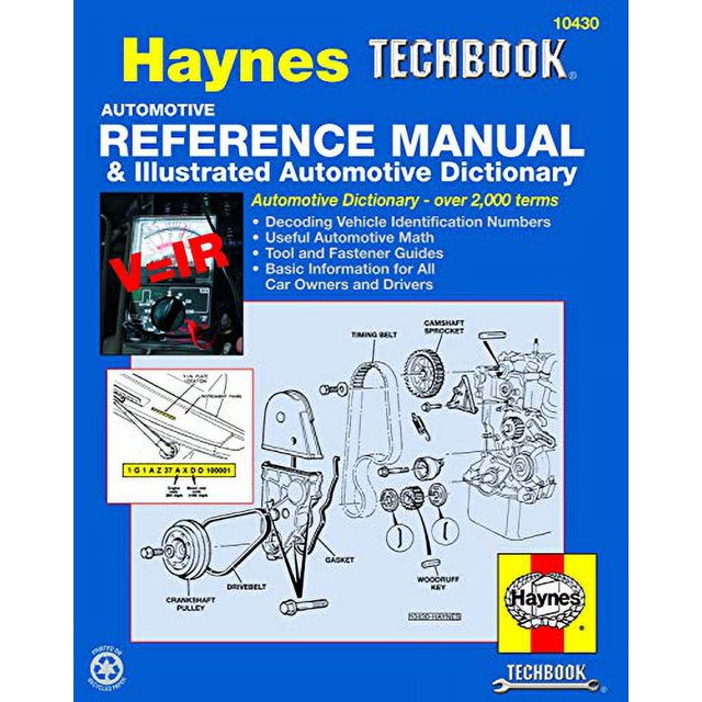 Manuel de Référence Automobile & Dictionnaire Illustré Haynes Techbook