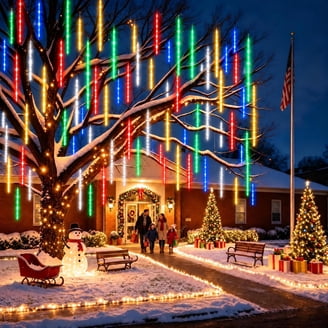 Celebrations Outdoor Christmas Holiday House Light Set - 300 Multi