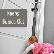 Door Buddy Child Proof Door Lock Plus Finger Pinch Guard Foam Door