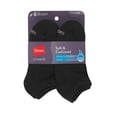 thumbnail image 3 of Hanes Ultimate Women's No Show Socks, Cushioned, 6-Pairs White 5-9, 3 of 4