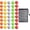 5 Color, 8 Pack of Each Color, variant on 40 Pack Golf Practice Balls - Realistic Feel and Limited Flight Balls for Indoor or Outdoor