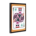 thumbnail image 3 of Stupell Industries Eclectic King of Hearts & Drink Black Floating Frame Canvas Art, 17 x 25, by JJ Design House LLC, 3 of 8