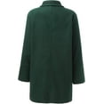 thumbnail image 2 of Women's Coat Casual Design Sense Stand Solid Color Coat Wool Blend Overcoat for Women, 2 of 5