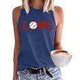 thumbnail image 2 of IROINNID Womens Fashion Printed Vest Round-Neck Loose Sleeveless T-shirt Pullover Tops, 2 of 5