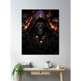 thumbnail image 2 of Overlord - Ainz Ooal Gown - Lord Of Destruction Poster Wall Art, Modern Wall Decor For Living Room Bedroom, 8x12 UNFRAMED, 2 of 3