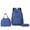 Dark Blue, variant on jiaxiM School Backpack for Ages 5th 6th 8th 10th Cute Printed 3 Piece Double Shoulder Rucksack Spacious Storage Layout for Daily Classes, City Walks, After-School Events, Vacation Outings