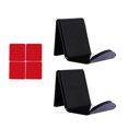 thumbnail image 2 of Thinsony 2 Pieces Headphone Rack Acrylic Material Save Space Controller Stand Easy to Install Professional Light Weight Headsets Stand Black, 2 of 6