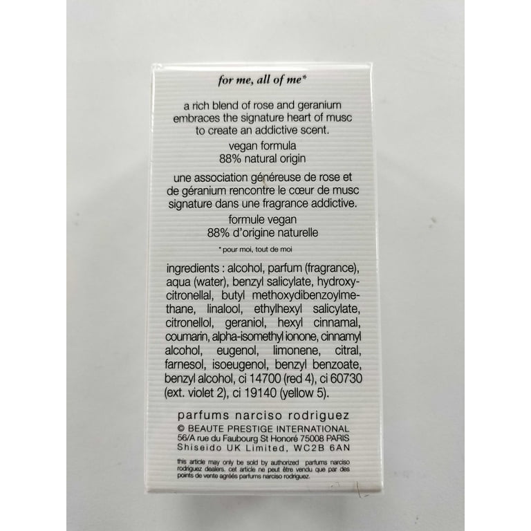 Narciso Rodriguez All of Me Eau de Parfum, 1.01 oz, Magnolia, Rose