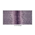 thumbnail image 5 of Better Trends Bath Rug 30” x 50” Bathroom Rug Mat Non-Slip Micro Polyester Bath Rugs for Bathroom Floor, Shower, Tub, Toilet Casablanca Collection - (Purple), 5 of 5