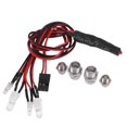 thumbnail image 4 of Gupbes RC Car Light, DIY RC Accessories Truck RC Accessories RC Car Taillight, Anti-Impact 4LED Headlight RC Car Part Accessory For Rc Car Rc Truck, 4 of 8