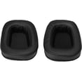 thumbnail image 5 of 1 par de almohadillas de repuesto (negras) compatibles con Logitech G935 G933 G635 G633 almohadillas de repuesto de espuma viscoelástica, 5 of 5