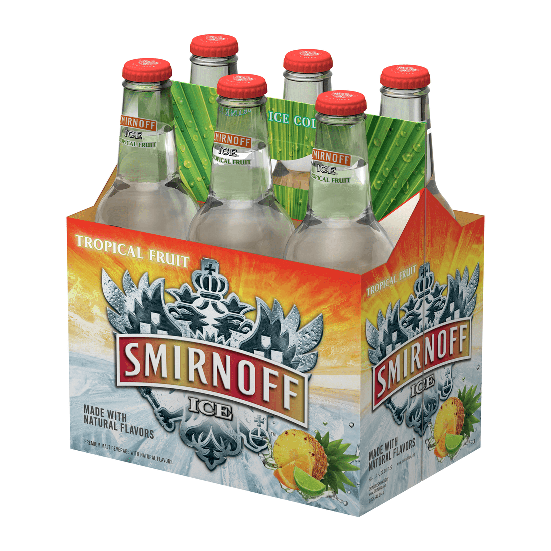 Smirnoff Ice Tropical Fruit, 6 pack, 11.2 fl oz Bottles – Walmart