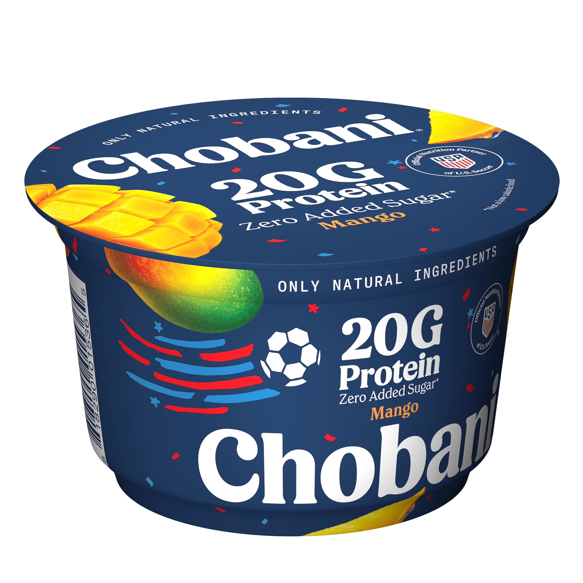 Chobani 20G Protein Low-Fat Greek Yogurt Mango 6.7 oz Cup