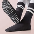 thumbnail image 5 of Yuanlong Women's Yoga Crew Socks Striped Non- All-Season Socks Soft Breathable Classic Minimalist Athletic Hosiery, 5 of 5