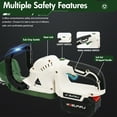 thumbnail image 5 of TOPZOO 21V Cordless Rotary Trimmer, 20" Dual-Action Blade Electric Hedge Trimmer, Handheld Shrub Trimmer with 3.0Ah Battery and Fast Charger, 5 of 10