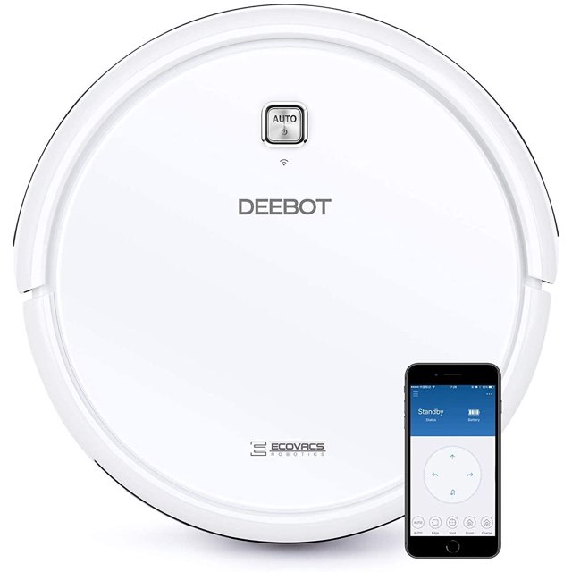 ECOVACS DEEBOT N79W Plus Smart Robotic Vacuum Cleaner White (Certified Refuebished)