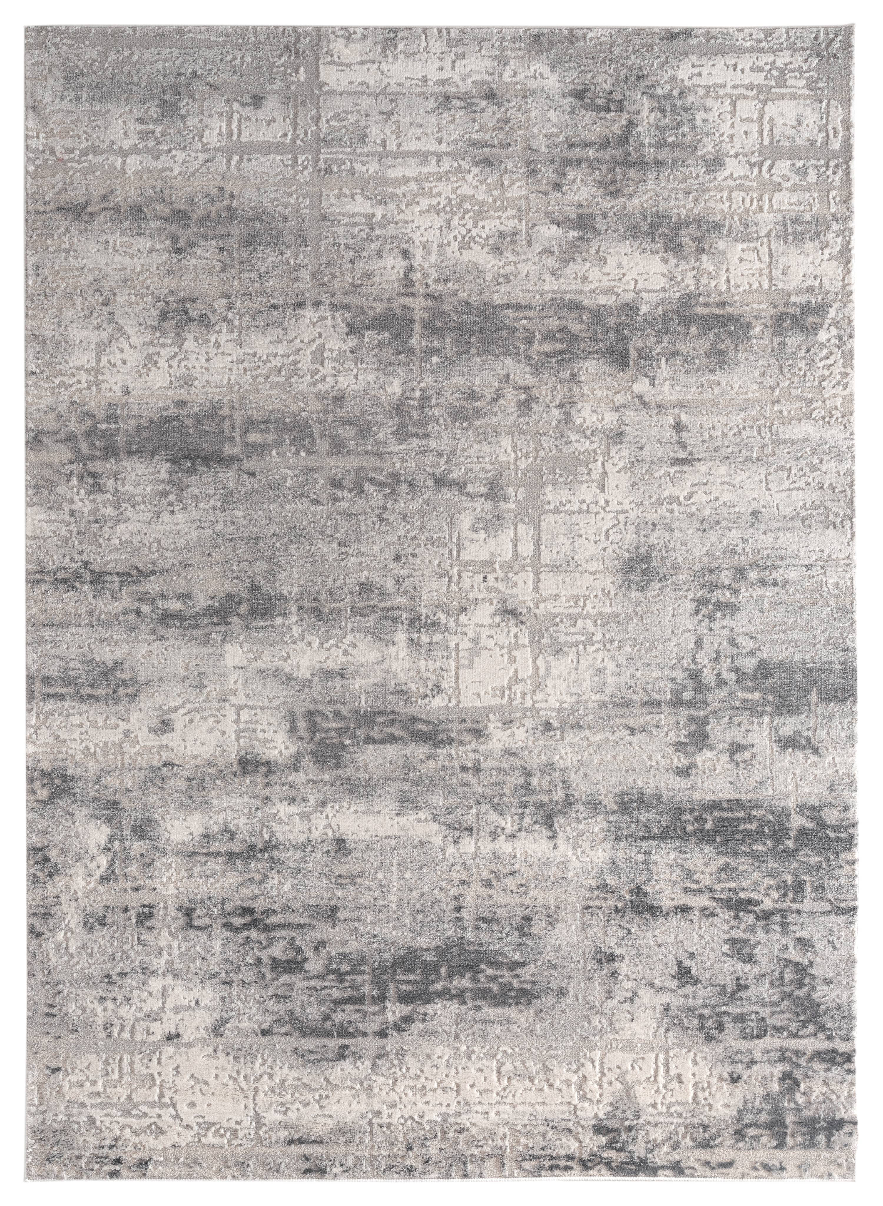 United Weavers Rasbora Pelco Contemporary Abstract Runner Rug, Grey, 2'7" x 7'2"