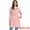 Pink, variant on DARING DIVA Women's Faux Suede Coat Belted Zipper Jacket for Stylish Wear XS Coffee