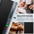 thumbnail image 4 of for Samsung Galaxy S20+ 5G Case View Clear Smart Window Leather for Samsung S20+ Case Slim Mirror Hard PC Kickstand Luxury Flip Shockproof Galaxy S20 Plus Cover (Black), 4 of 15